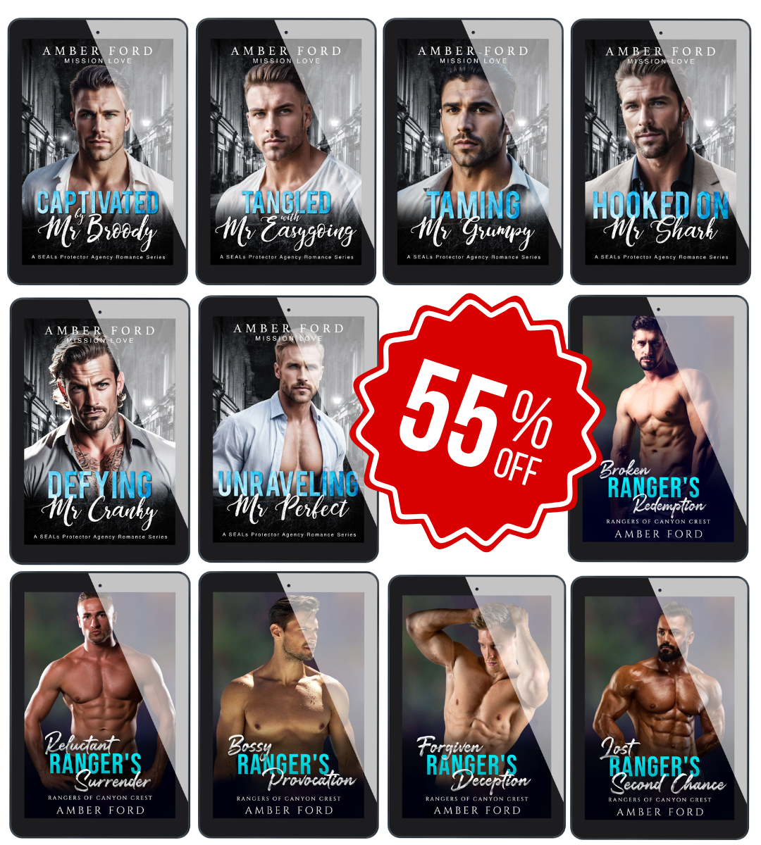 Ex-Military Alpha Protectors: 11-Book Steamy Romance Bundle (Flash Sale)